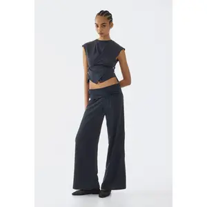 H&M Tie-detail jersey trousers