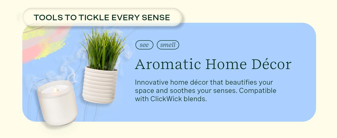 Lifelines Flameless Candle Essential Oil Diffuser Bundle with 2 ClickWick Essential Oil Blends - FREE SHIP