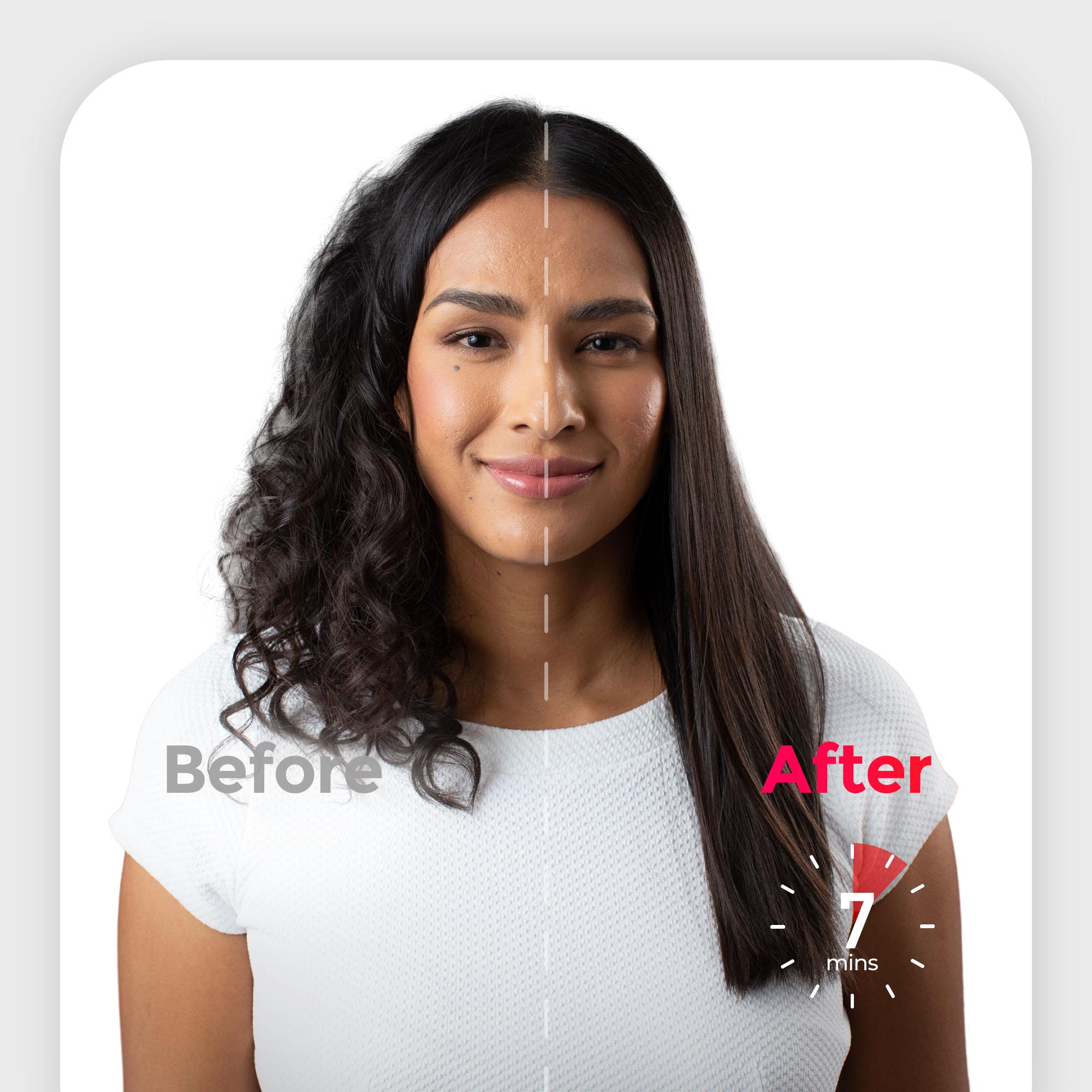 【Live Only】TYMO iONIC PLUS Hair Straightener Brush with Smooth Bristles