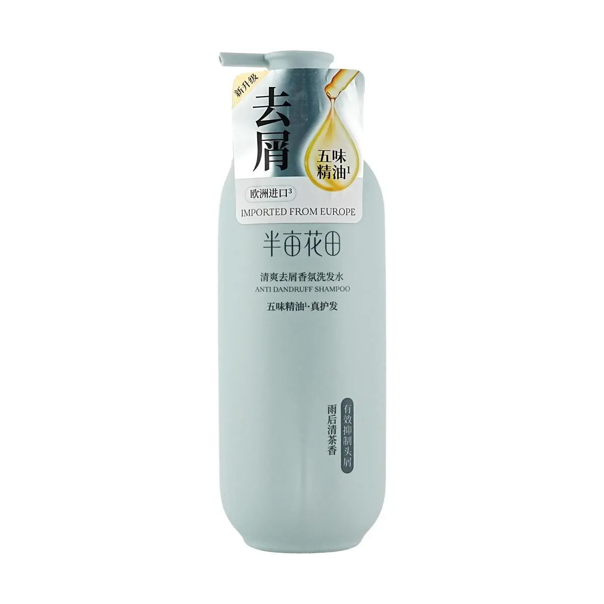 LITTLE DREAM GARDEN Refreshing Anti-Dandruff Shampoo with 5 Essential Oils - 500g - "Rainy Tea" Fragrance - Hair Care & Scalp Treatment LITTLE DREAM GARDEN Refreshing Anti-Dandruff Shampoo with 5 Essential Oils - 500g - "Rainy Tea" Fragrance - Hair Care & Scalp Treatment