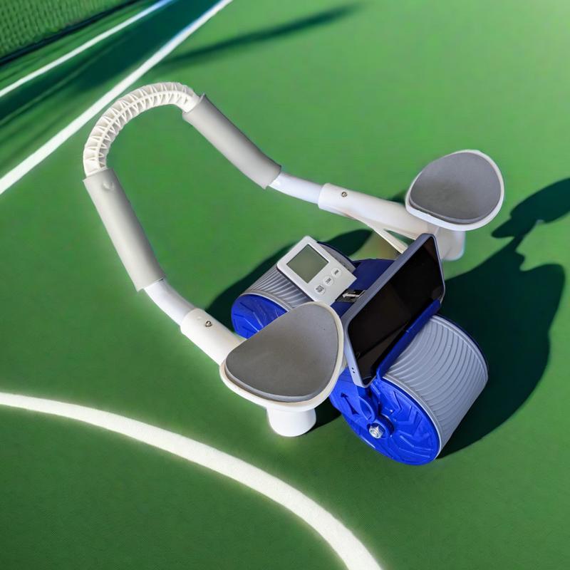 ab roller wheel   workout Abdominal Fitness Wheel for Core Muscles Training Automatic Rebound Ab Roller with Timer