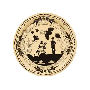 Margretta's Nashville Gentleman Golden Dessert Paper Plates - 8 Pack