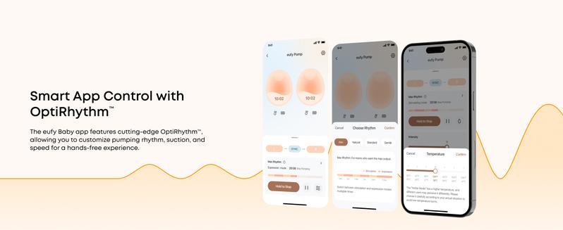 [LIVE] eufy S1 Pro Heated Wearable Breast Pump, Hands-Free Breast Pump with Industry-Leading HeatFlow Tech, App-Controlled OptiRhythm, Hospital-Grade Suction, Leakproof, Slim and Ultra-Quiet for in-Bra Use