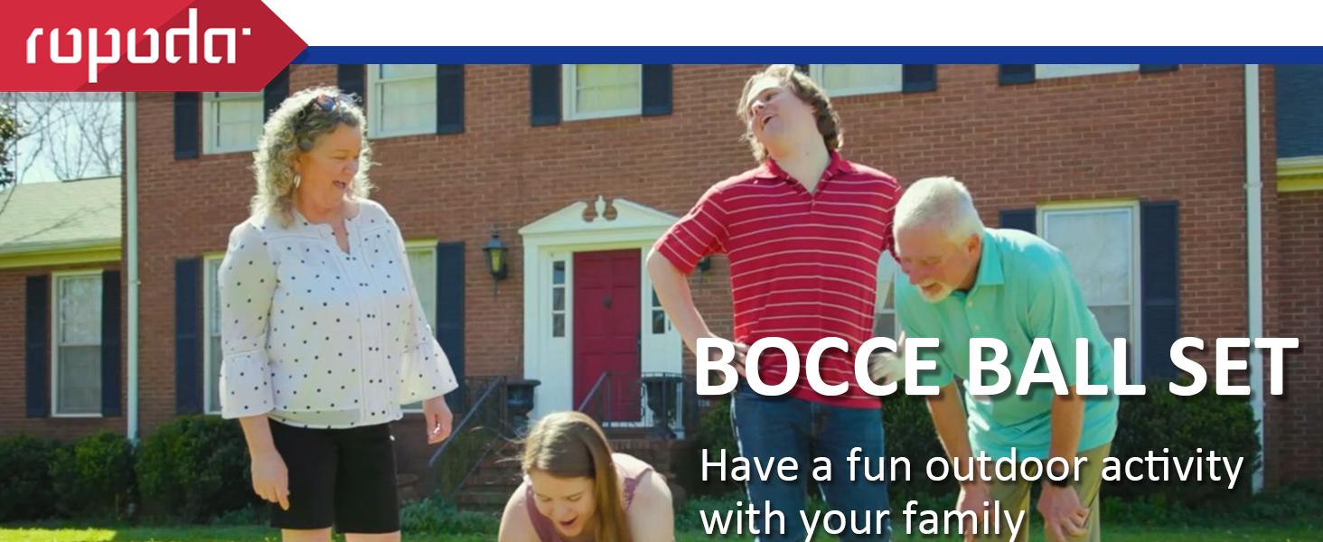 Ropoda Spring Glow-Up Bocce Ball Set with 8 Balls, Pallino Case & Measuring Rope for 4 to 8 Persons, Includes Backyard, Lawn, Beach & More, Summer Turn Up & Father's Day Deal Ropoda Spring Glow-Up Bocce Ball Set with 8 Balls, Pallino Case & Measuring Rope for 4 to 8 Persons, Includes Backyard, Lawn, Beach & More, Summer Turn Up & Father's Day Deal