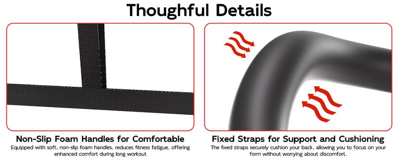 HOPHORSE Ab Machine, Core & Sit Up Exercise Equipment for Home Gym, Ab Workout Equipment for Stomach Workout, Resistance Bands, 4 Resistance Levels, Adjustable, Automatic Rebound, Ab Trainer Machine