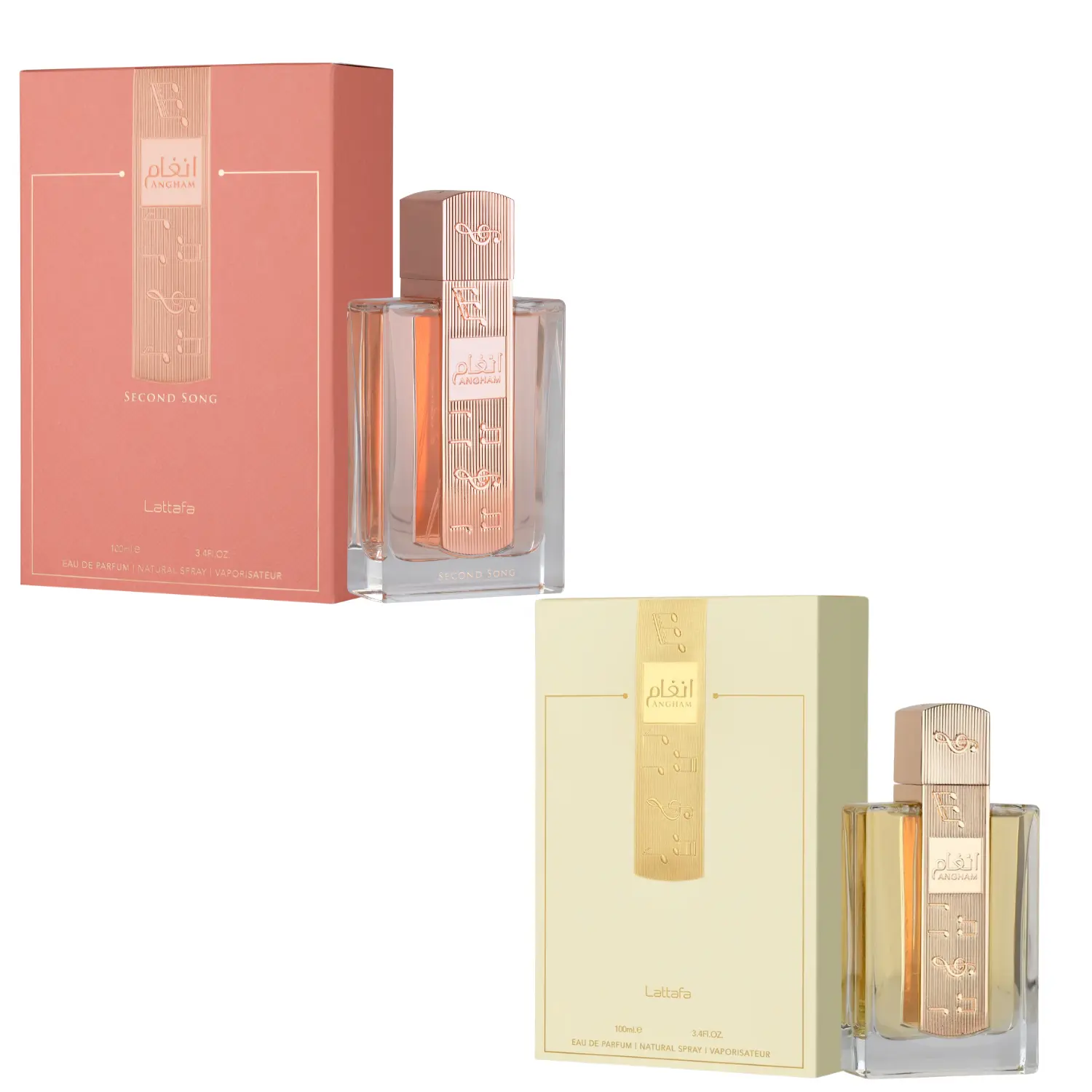 Lattafa Angham Second Song + Lattafa Angham OG 100ml Spray Bundle