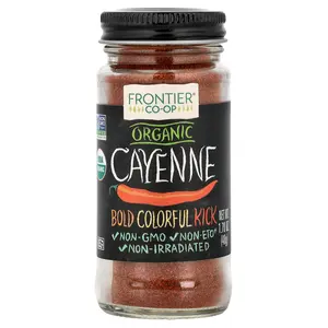 Frontier Co-op Organic Cayenne, 1.70 oz (48 g)