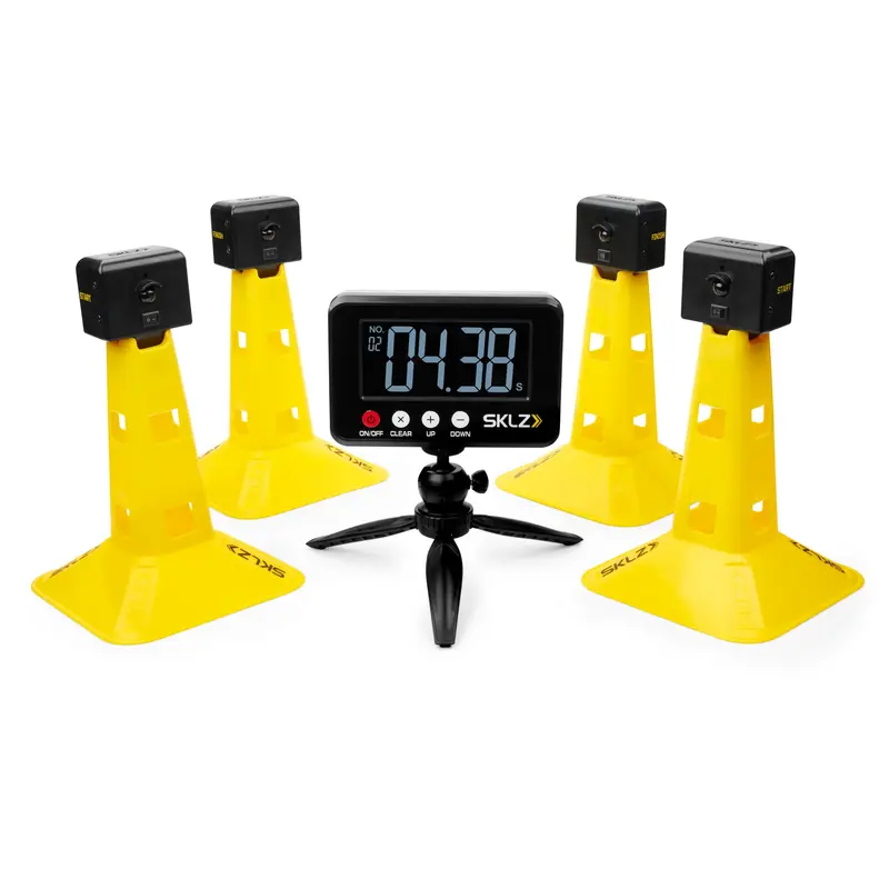 SKLZ Speed Gates Electronic Agility Training Equipment - Sensor-Based Exercise Gear, Home Workout Gear with Timer, Boost Fitness & Improve Agility Testing Tool