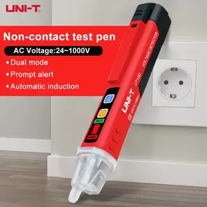 UNI-T UT12D Non-contact AC Voltage Detector, with built-in flashlight and acoustic-optical synchronous warning function
