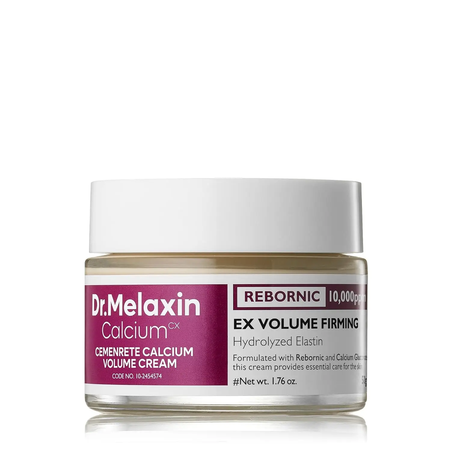 [Dr.Melaxin] Calcium Cemenrete Volume Intense Firming Cream with Collagen & Elastin, Lifting & Volumizing Face Cream for Sagging Skin, Niacinamide for Plumping Care