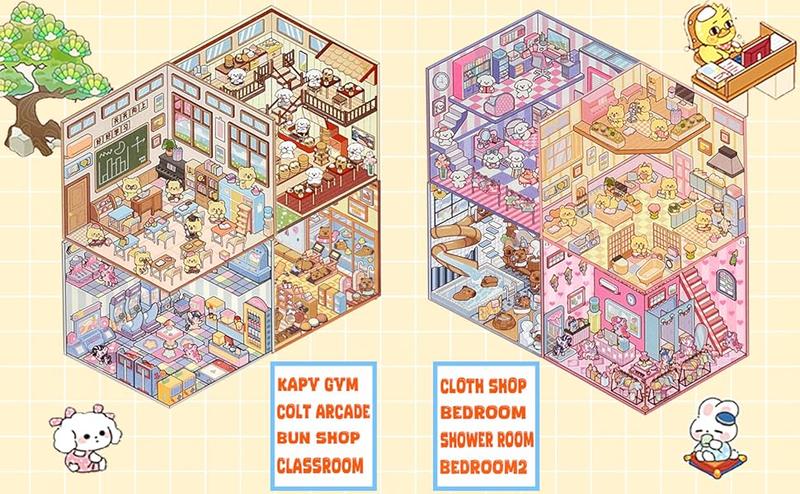 Miniature Scene Dly Sticker Book, 20 Sets DIY 3D Sticker Scene Sticker, Cute Cartoon Creative Sticker, Make Your Own House Sticker for Scrapbooking & Journal Making Miniature Scene Dly Sticker Book, 20 Sets DIY 3D Sticker Scene Sticker, Cute Cartoon Creative Sticker, Make Your Own House Sticker for Scrapbooking & Journal Making