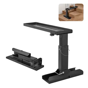 【Summervibes】VEVOR Ladder Levler,  29.8 L x 11.4-18 in H Support Surface, Steel Ladder Leveling Tool, Folding Pitch Hopper, Stair Ladder Stabilizer Easy to Use,Extension Ladder Accessories for Uneven Ground
