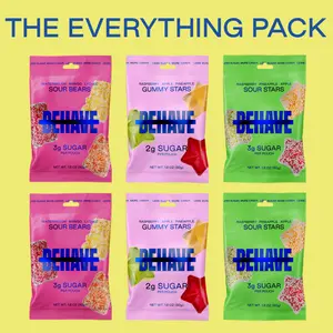 The Everything Pack - Sweet & Sour Fruit Flavors - Low Net Carb, Low Calorie, High Fiber - Keto & Diabetic Friendly - Natural Flavoring