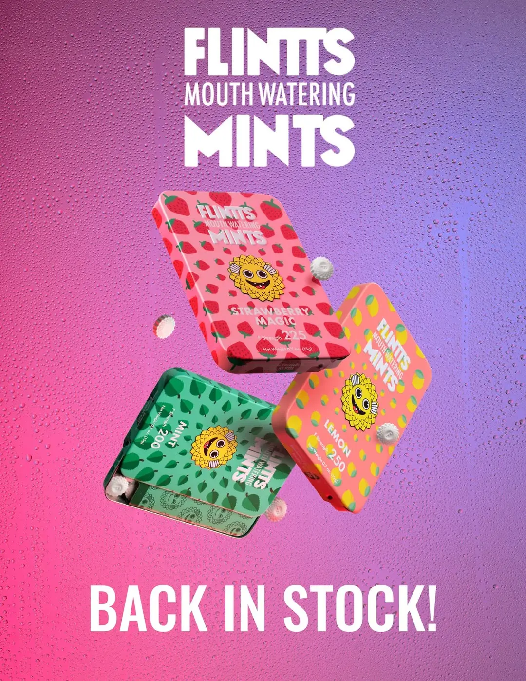 Mouthwatering Sparkle Effect | Flavor Variety Pack | Vegan Oral Care Support | Saliva Substitute Alternative | Sugar-Free sugar free mint