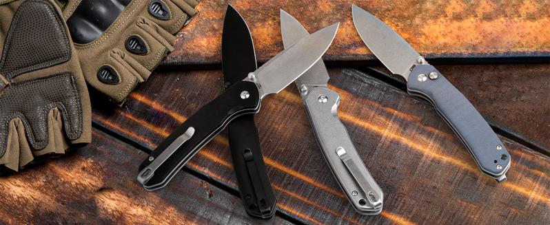 CJRB Pyrite Pocket Tool Knife AR-RPM9 Steel Blade Stainless Steel Hand EDC Folding Knife for Everyday Carry Survival Tools and Emergency Survival Gear