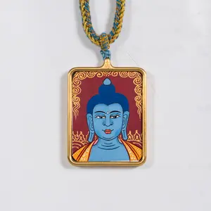 The Bhaisajyaguru Buddha (Medicine Buddha) Thangka chinese culture energy god pack one piece cards stress relief perfect gift  mon collection  MON