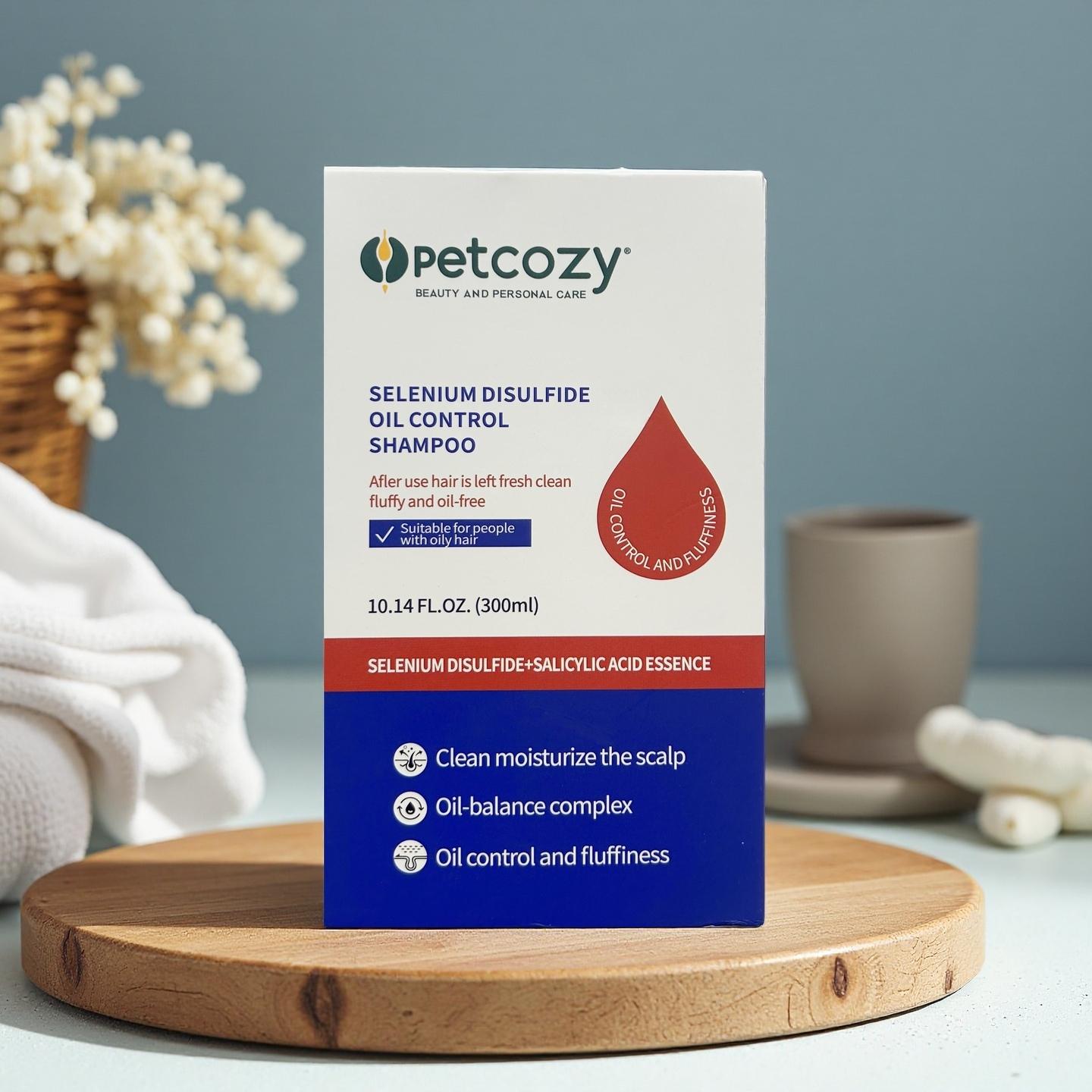 2 Selenium Disulfide Hair Care Nourish Shampoo Oil Control Refreshing Anti-Dandruff Anti-itch Scalp Cleansing Shampoo Haircare Comfort Hair Growth, 300ML