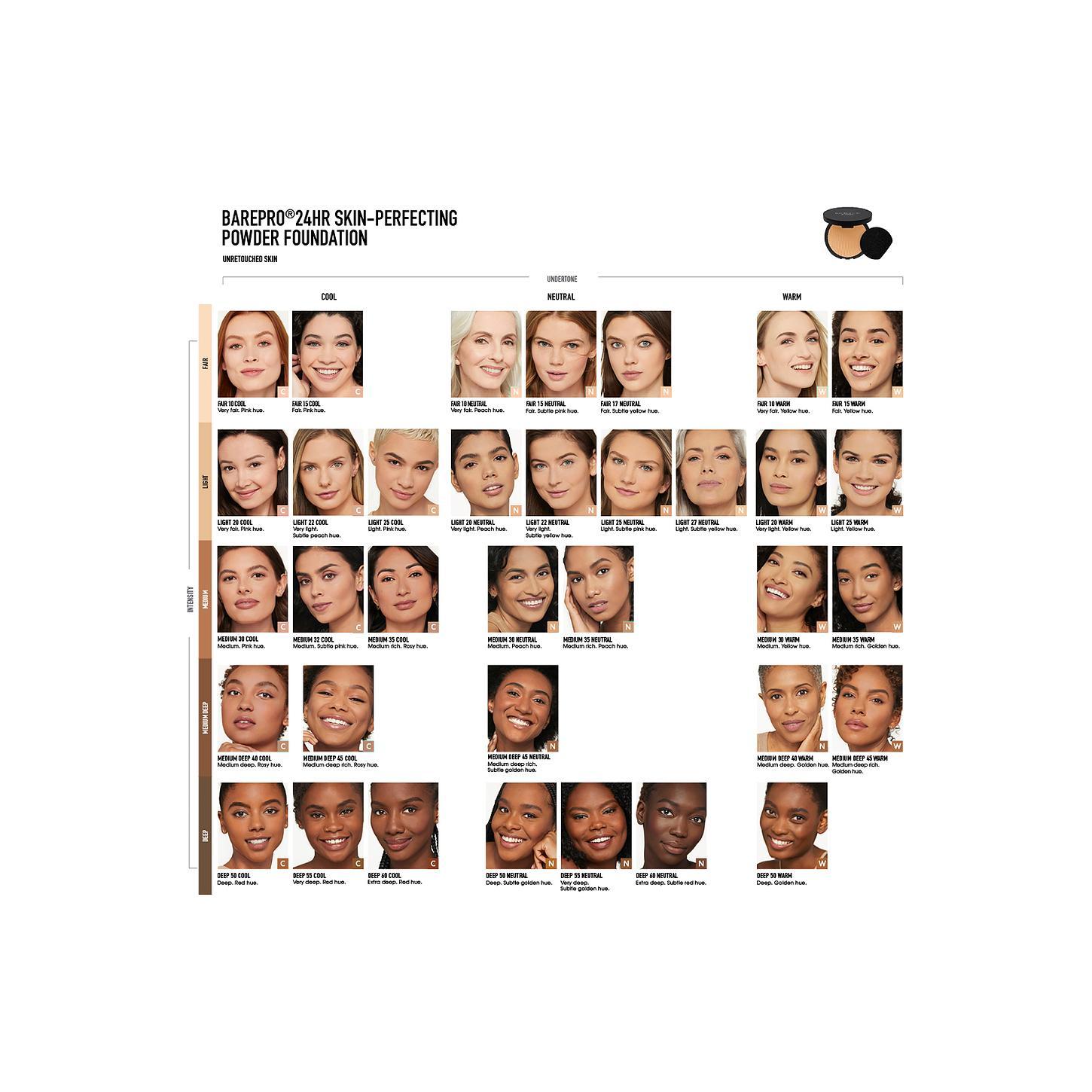 bareMinerals Barepro 24hr Skin-perfecting Pressed Powder Foundation in Medium 32 Cool bareMinerals Barepro 24hr Skin-perfecting Pressed Powder Foundation in Medium 32 Cool