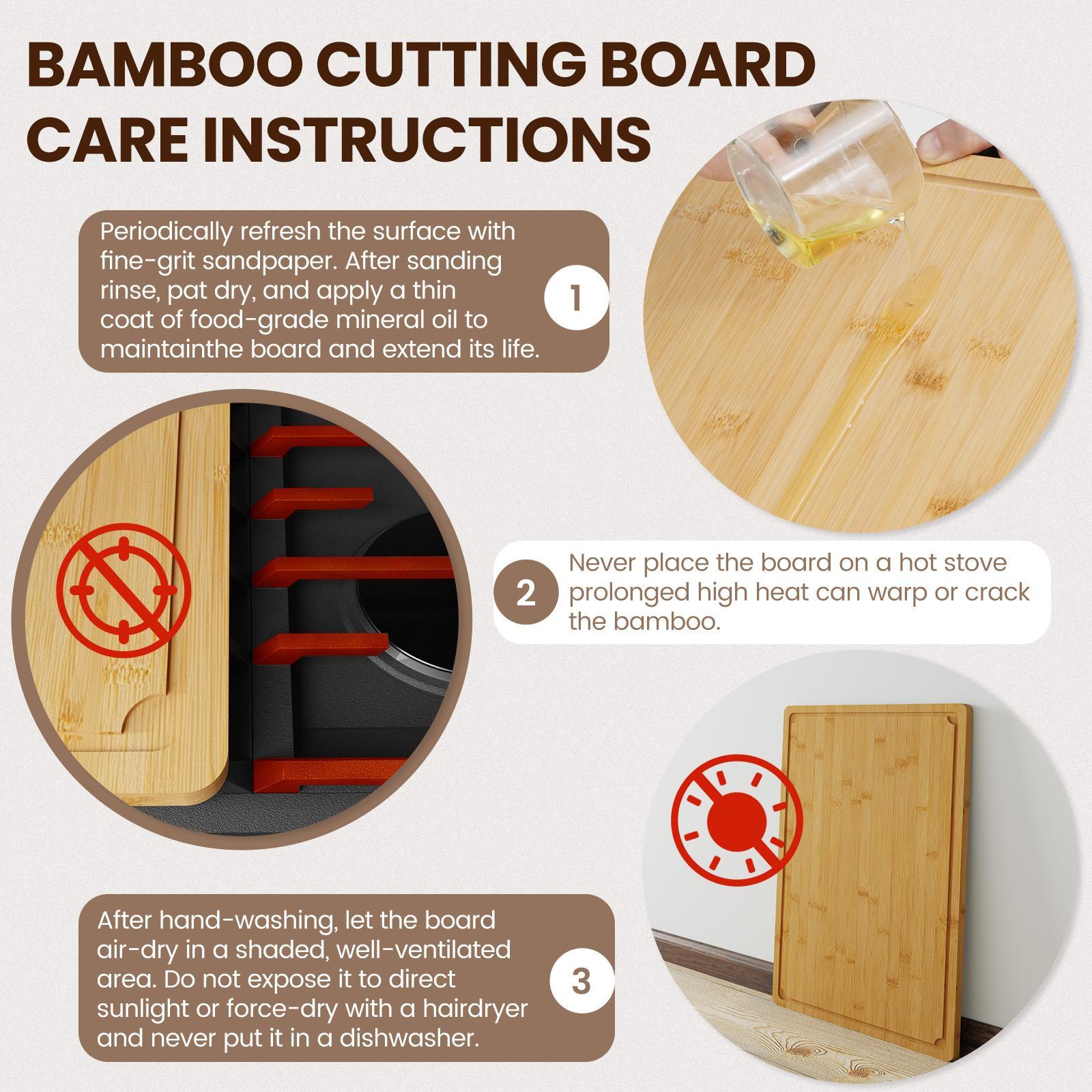 [Spring & Easter]Kikcoin Game changer 4-in-1Stovetop Cover,Extra Large Bamboo Cutting Board Pro,Charcuterie Board,Pastry,Chopping Block,Oven Cover Protector,Handle,Juice Groove,turkey,Kitchen4XL:30"*20",Knives Friendly dinner,party,Cheese,gift,RV Cooking