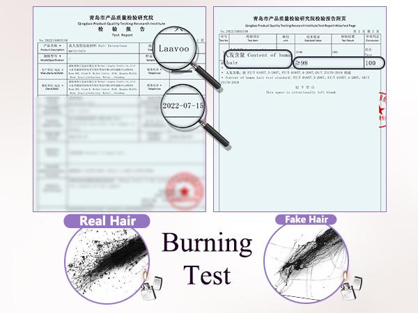 LaaVoo Sew in Hair Extensions Real Human Hair Double Weft Hair Extensions Sew in FallFreshness