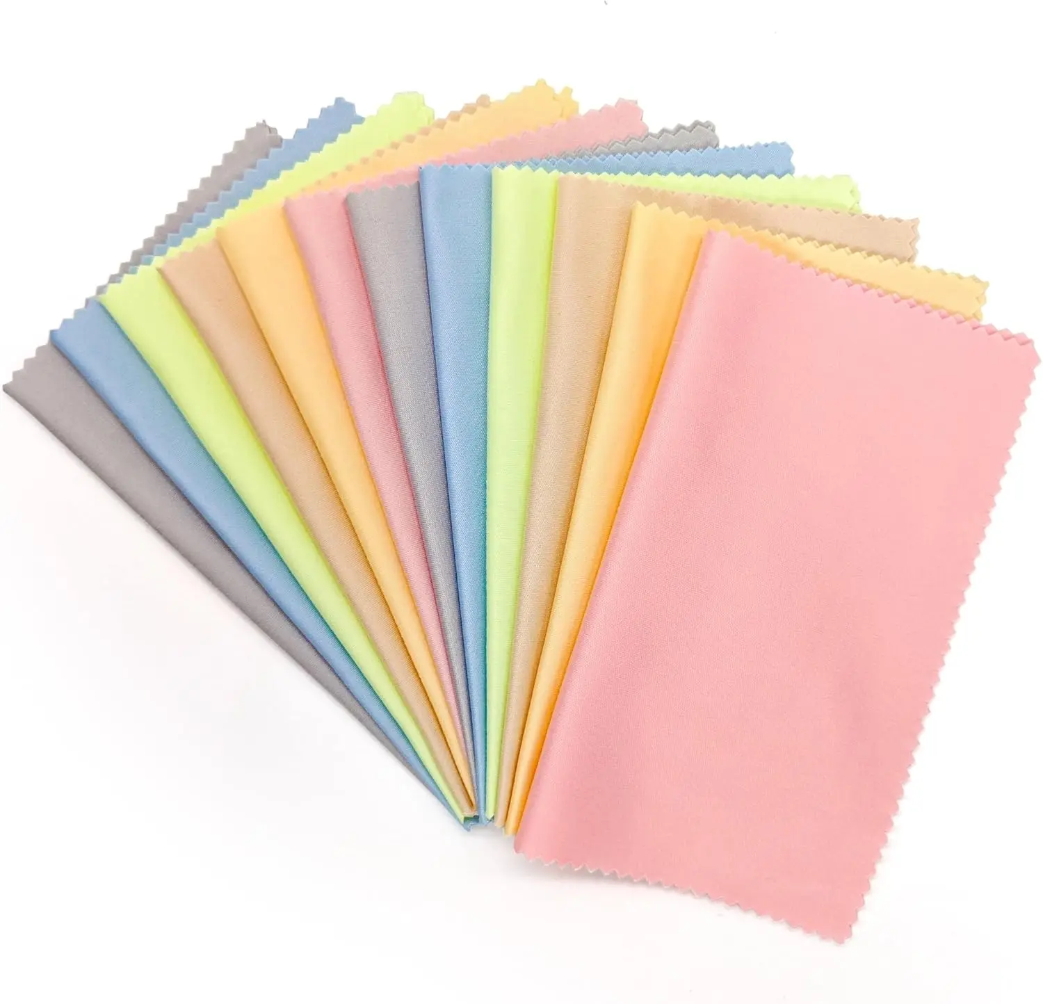 Microfiber Cleaning Cloths, 12 Pcs Multi-Device Streak-Free Screen Cleaner (6 × 7 Inches) - for Lenses, Cameras, Smartphones, Delicate Surfaces, Eyeglasses