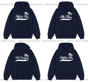 All Team Sorority Campus Spirit Hood Stitch Hoodie, Greek Life Sorority Hoodie, College Sisterhood Apparel, Sorority Girl Gift