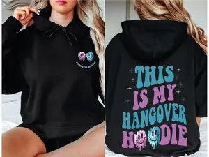 This Is My Hangover Hoodie, Funny Drinking Hoodie, Women's Trendy Hoodie, Hungover Hoodie, VSCO Girl Shirt, Cute Bestie Gifts, Cozy Hoodie