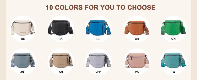 Montana West Large Fanny Pack Crossbody Sling Bags with Adjustable Strap and Coin Purse