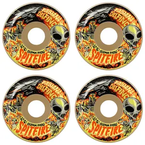 Spitfire Skateboard Wheels 53mm F4 99A Fabiana Delfino Invasion Conical Full Natural