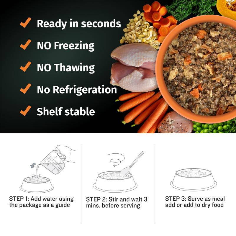 Bully Max 26/12 High Protein Wet Dog Food for Muscle Growth 592 Calories per Cup Made with Real Chicken, Barley, Oats, and Omega-3s