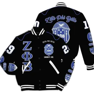 Zeta Phi Beta Varsity Jacket, Zeta Phi Beta Dove Z-phi-B Zeta Phi Beta Sorority Jacket 543 G1J