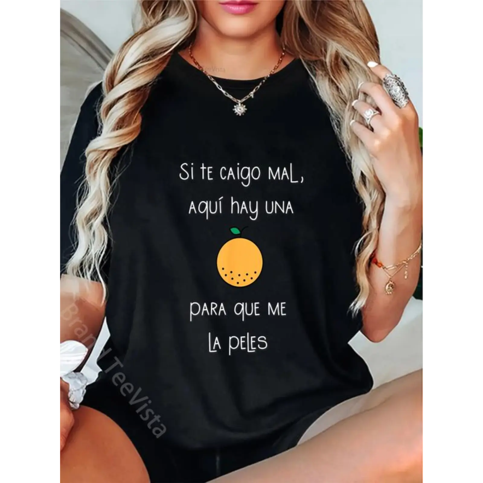 Cotton Funny T-shirt for Latinos and Hispanics Tee in Spanish. T-Shirt