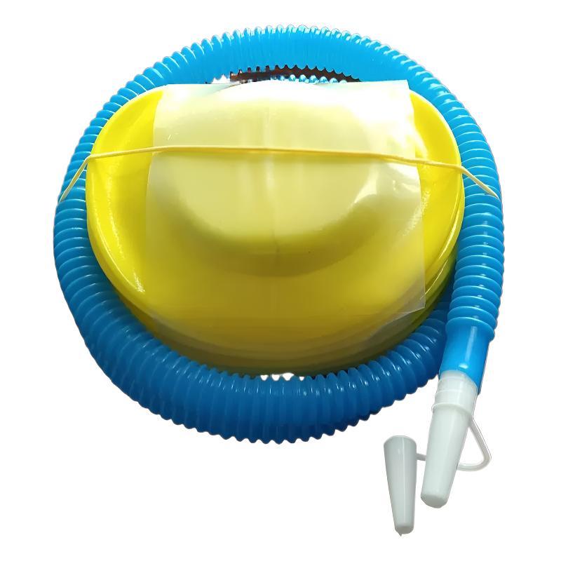 Double Layer Inflatable Hair Wash Basin 1 Counts Durable Portable Washing Hair Pillow with 40in Drainage Pipe PVC Soft Shampoo Bowl for Home Bathroom Dormitory Camping Boyfriend Gifts Bathroom Accessories