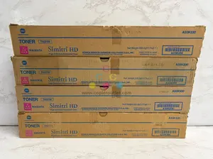 4 Genuine Konica Minolta C224,C224e,C284,C364 Magenta Toners TN321M (Bad Box)