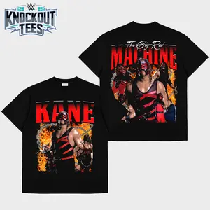 Kane - The Big Red Machine2 Premium Cotton T-Shirt, Kane’s Creatures Shirt, Team Big Red Machine shirt, Retro WWE Wrestling Graphic Tee for Fans, gift for WWE fans, Gift for Boyfriends