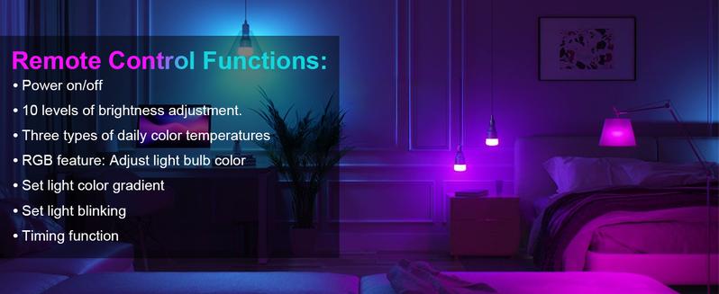 Rechargeable Emergency Light Bulbs  Battery Powered LED Light Bulb 6000K Daylight E26 120 Volt 9W 60W Equivalent with 1200mAh for Home Power Outage Camping Hurricane