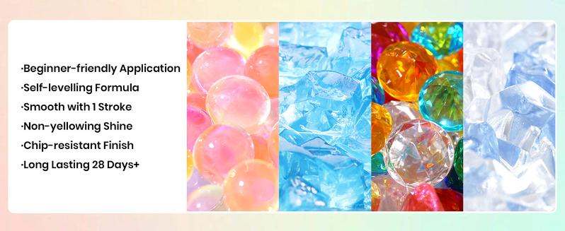 Beetles Jelly Gel Nail Polish Set, Jelly Pink Milky White Red Black Blue Green Silver Cat Eye Base Glitter Glossy Matte Top Coat Crystal Ice Collection French Nails Gift for Women