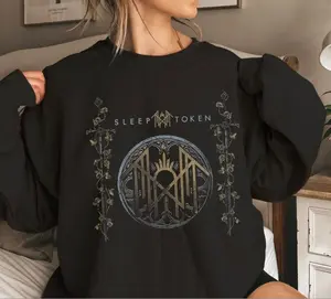 Gildan Vintage Masked Metal Music Graphic Sweatshirt, Dark Aesthetic Gift Style Casual Wear, Soft Cotton, Made In USA, For Youth & Adult