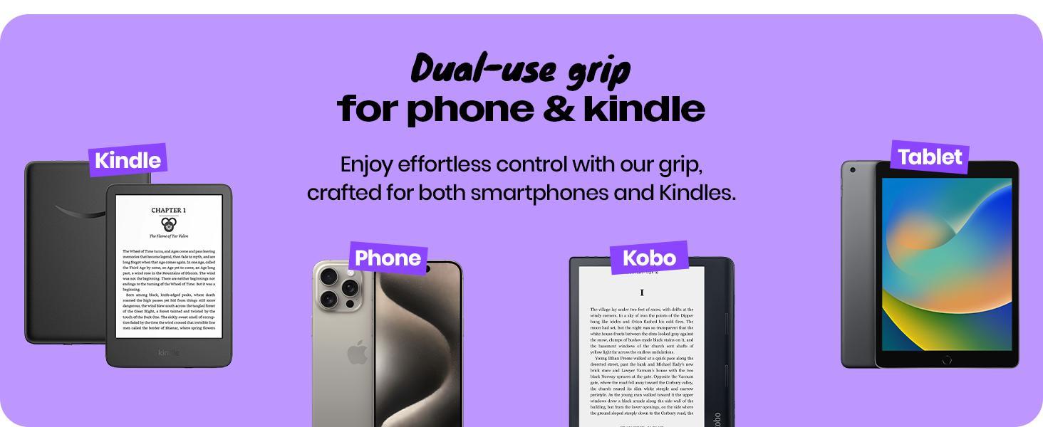 Cute Phone Grip for MagSafe Cases with Kickstand Magnetic Stand Secure Hold Easy Install Hands-Free Wireless Charging Accessory for iPhone MagSafe Cases