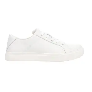TOMS Womens Kameron Lace Up Sneakers Shoes Casual - White