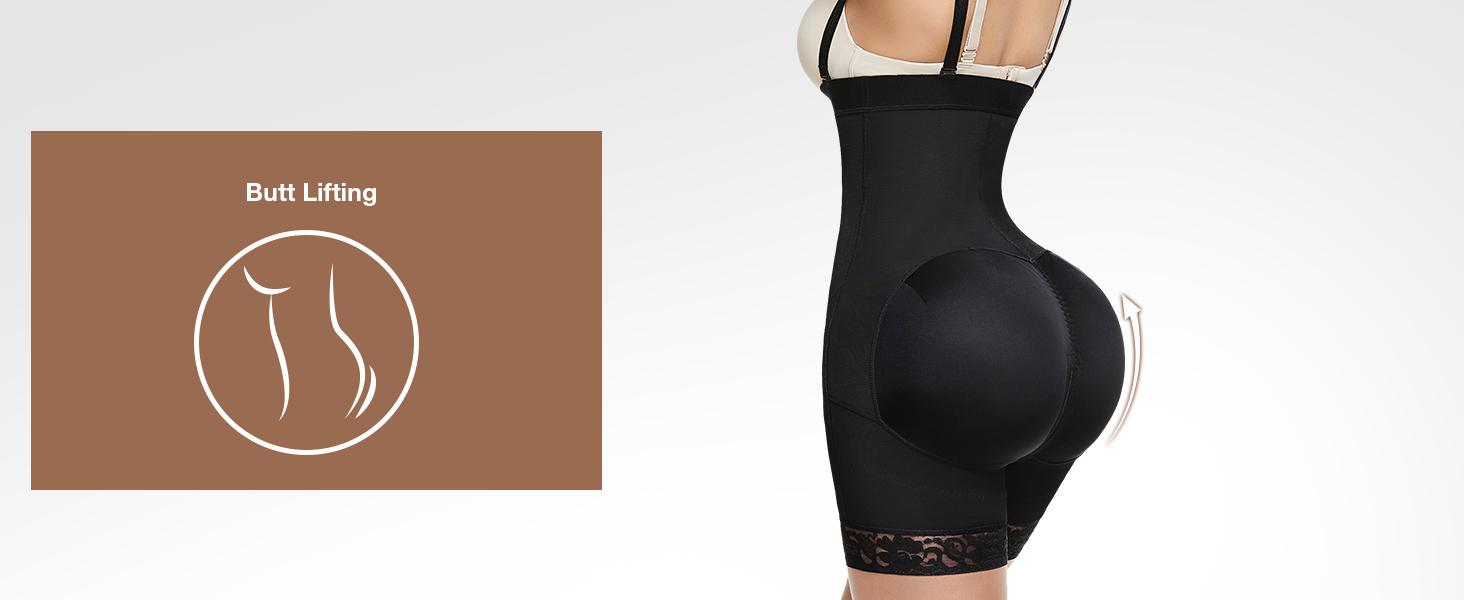 FeelinGirl Zippered Shapewear Butt Lifter Shorts with Front Zipper and Removable Design Bodysuit BBL Womenswear Underwear Compression Lady Comfort FeelinGirl Zippered Shapewear Butt Lifter Shorts with Front Zipper and Removable Design Bodysuit BBL Womenswear Underwear Compression Lady Comfort