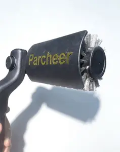 Handheld brush for scrubbing and cleaning.