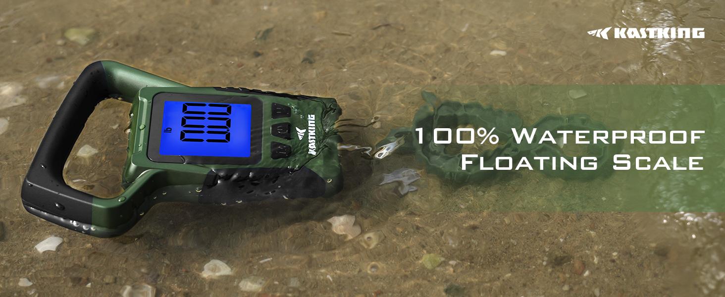 KastKing WideView Digital Fishing Scale Combo Heavy Duty Waterproof 110lb Capacity with Lip Grip & Pliers Saltwater Resistant Tool Set for Fish Weighing