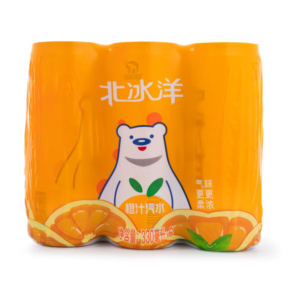 Arctic Ocean Orange Soda 6ct  1980 ml