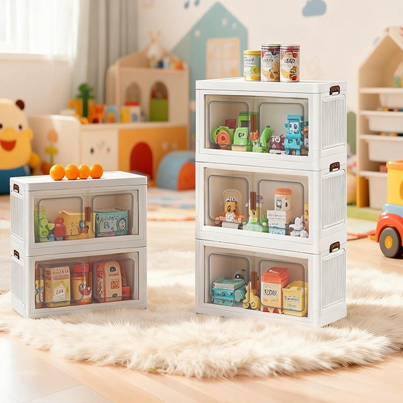 2/3/4/5 Layers    Plastic Storage Bins with Lids, Stackable Storage Containers with Wheels, Folding Storage Boxes, Collapsible Storage Bins, Closet Organizers and Storage for Living Room, Kitchen, Office, Dorm