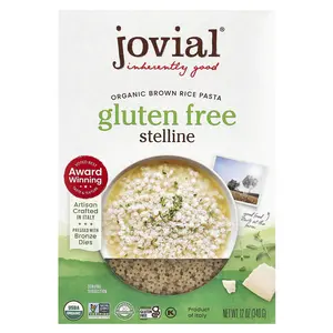 Jovial Organic Brown Rice Pasta, Stelline, 12 oz (340 g)
