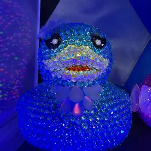 Rhinestone Rubber Ducks Medium Size