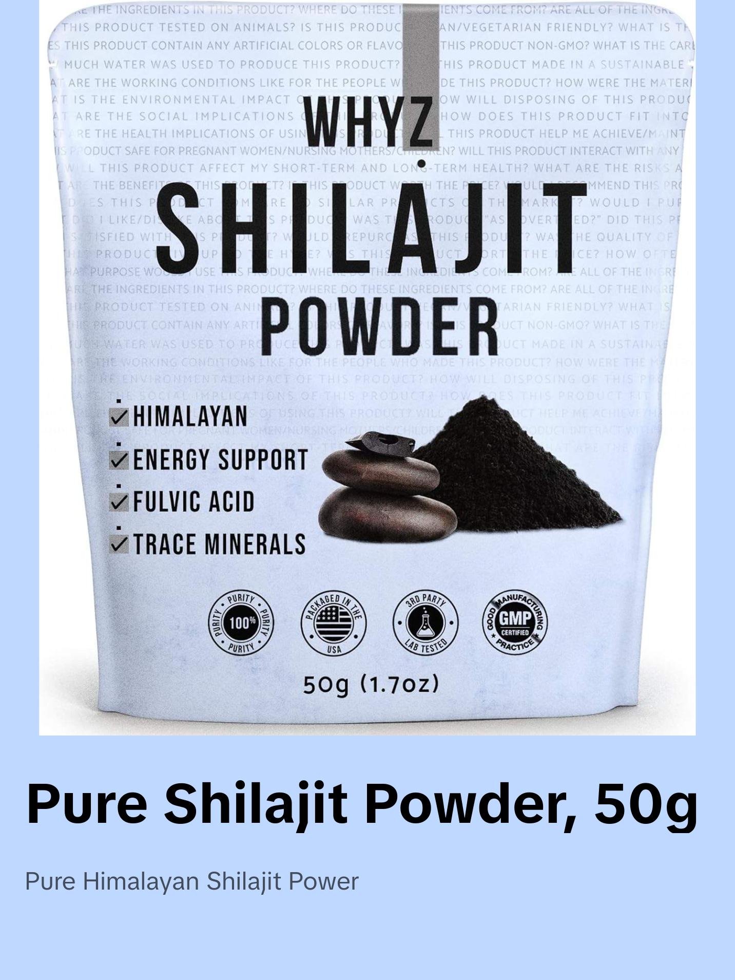 Shilajit Powder, 50g(1.7 oz)