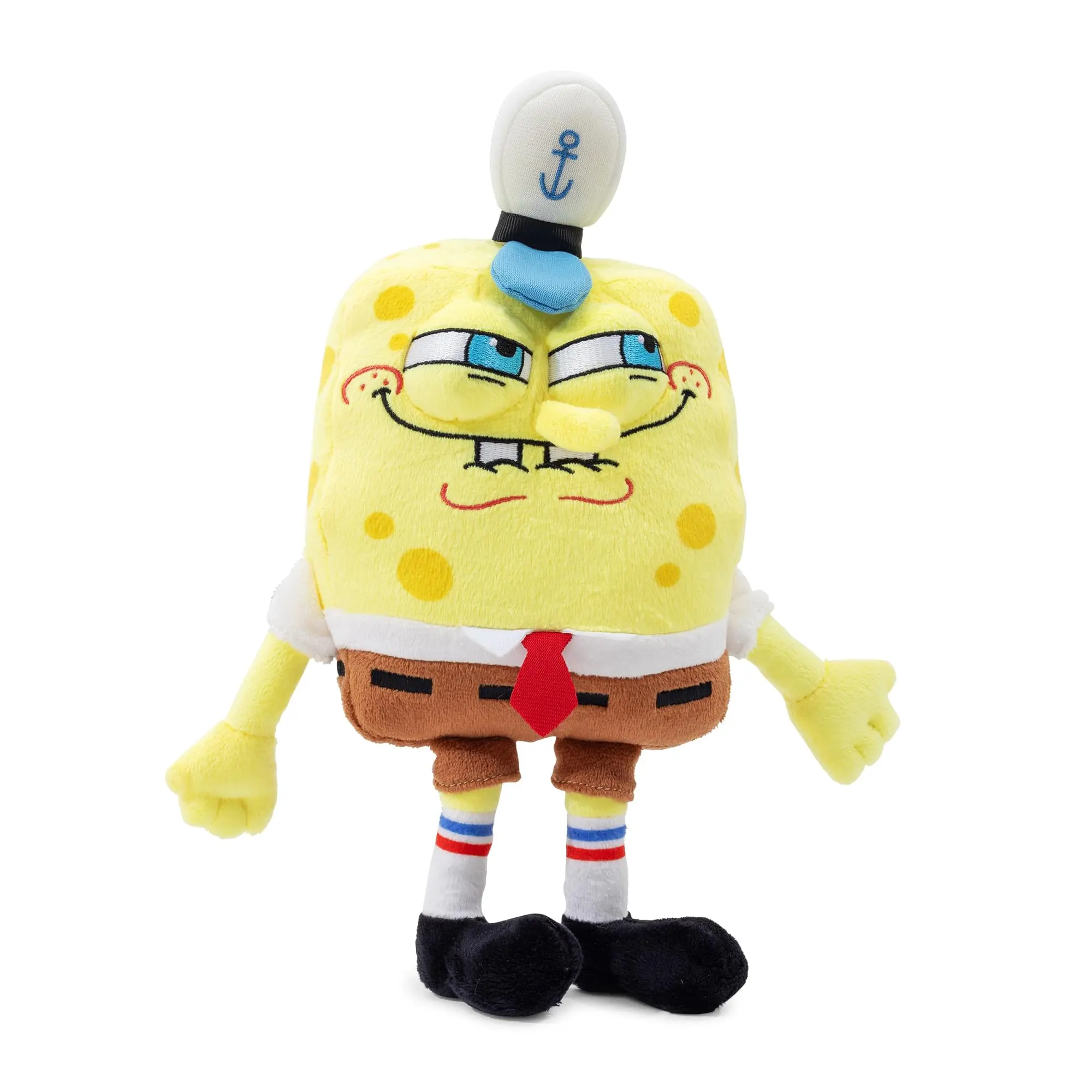 Nickelodeon Golden Bell Studios SpongeBob SquarePants Smiling Meme 10-Inch Stuffed Animal Collectibles, Unisex Cute Stuffies, Soft Cuddly Gift Toy, Hilarious
