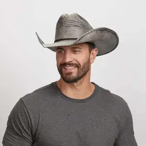 American Hat Maker Moonwalk | Mens Bangora Straw Cowboy Hat